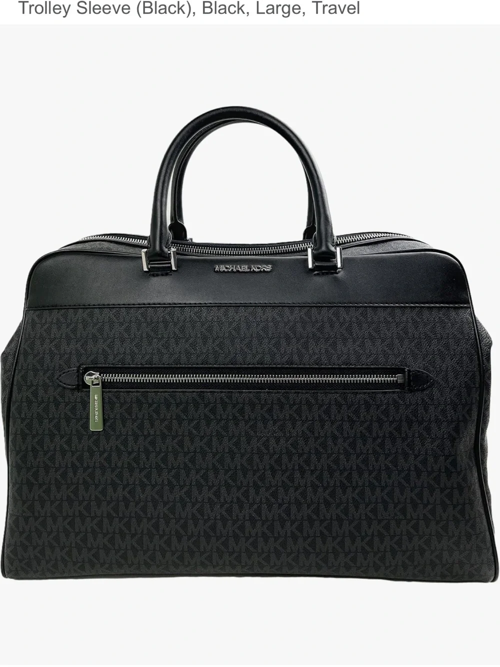Michael Kors Black Logo Travel Briefcase